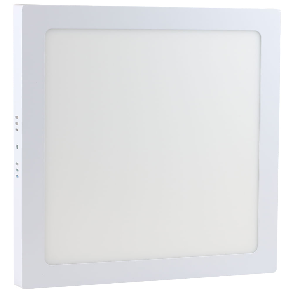 Luminaria-Plafon-LED-de-Sobrepor-24W-Quadrada-Branco-Quente-Ultra-LED-|-Cristallux®-1